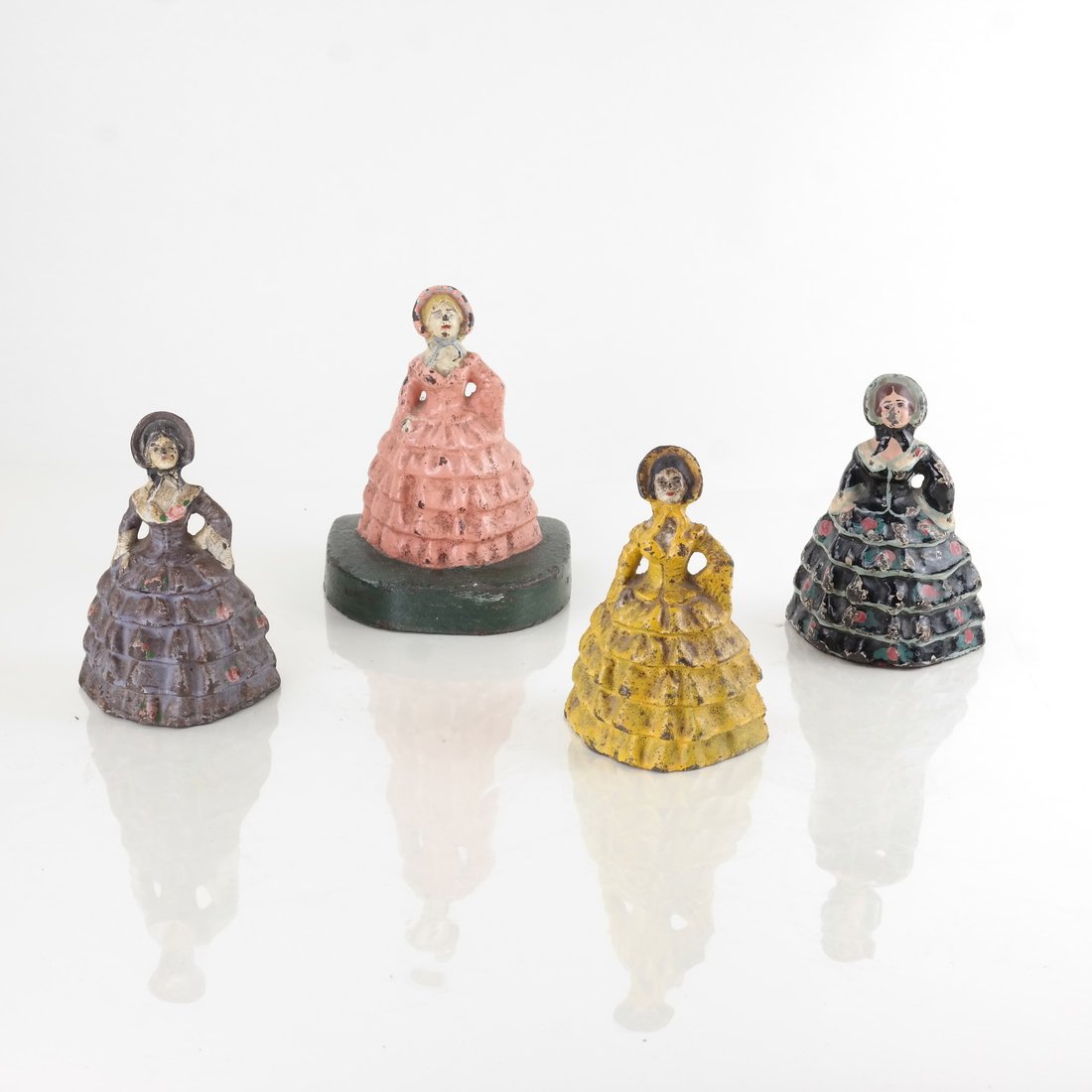 Four Painted Cast Iron Ladies (1 of 10)