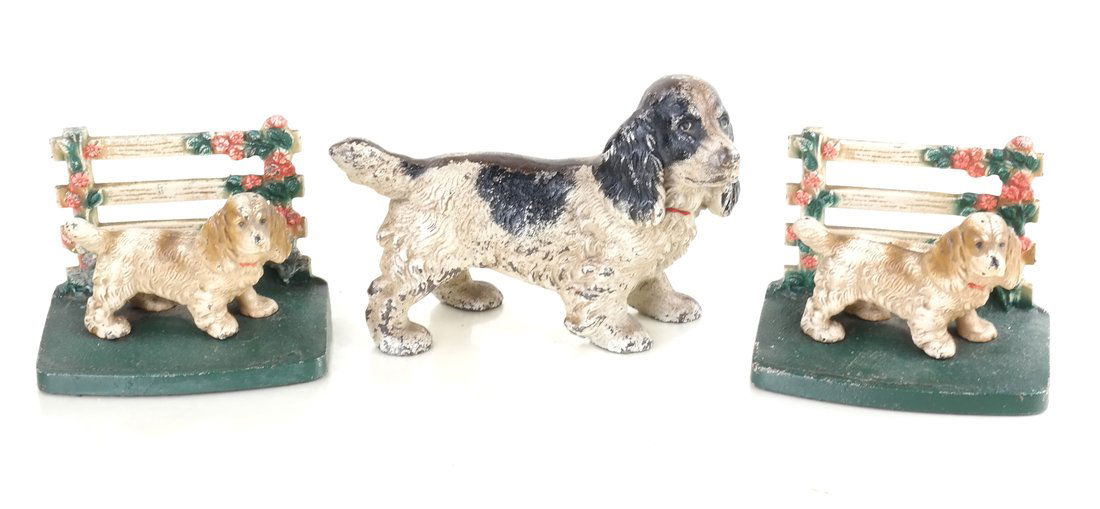 Three Cast Iron Cocker Spaniels (1 of 10)