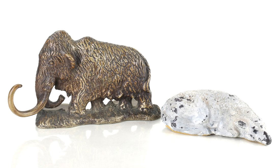 Two Cast Metal Animal Figures (1 of 9)