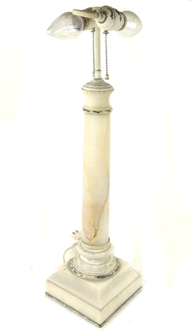 Marble Column Table Lamp (1 of 5)