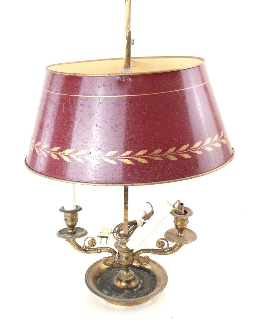Early 20th C. Bouillotte Lamp (1 of 4)