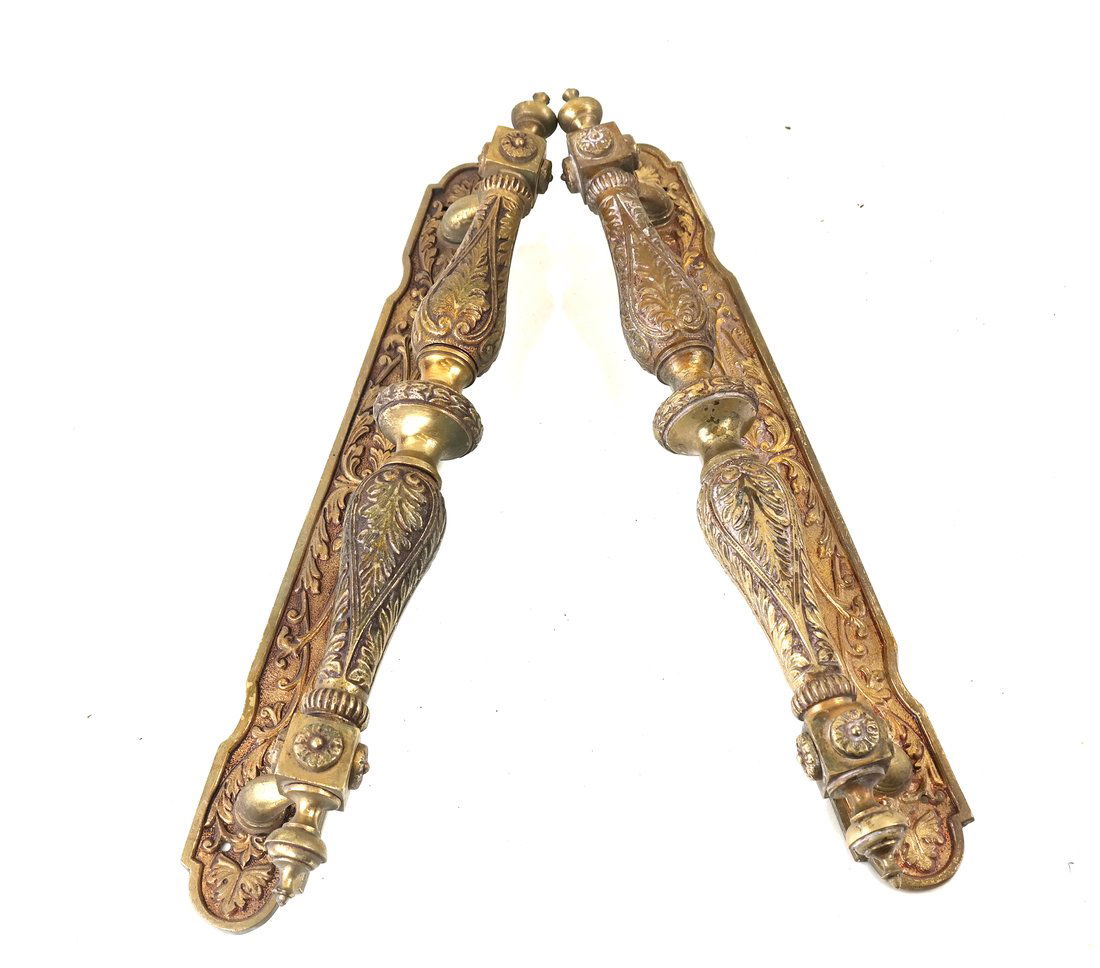 Two Ornate Bronze Handles (1 of 6)
