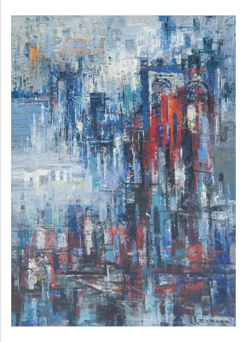 E.E. Niemann, Cityscape, O/Board (1 of 5)