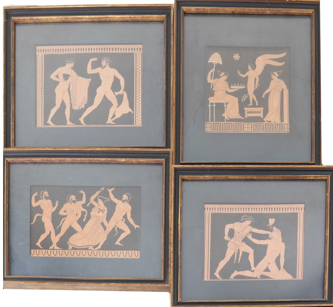 Four Grecian-Style Prints (1 of 10)