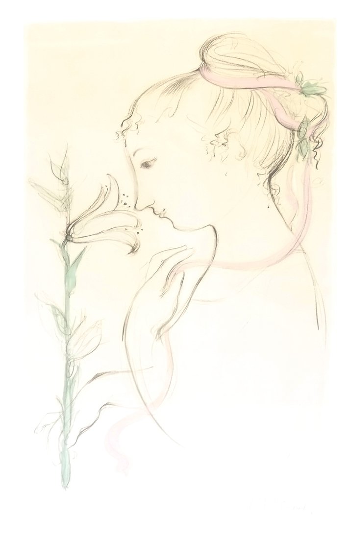 Bjorn Wiinblad Portrait of a Girl (1 of 6)