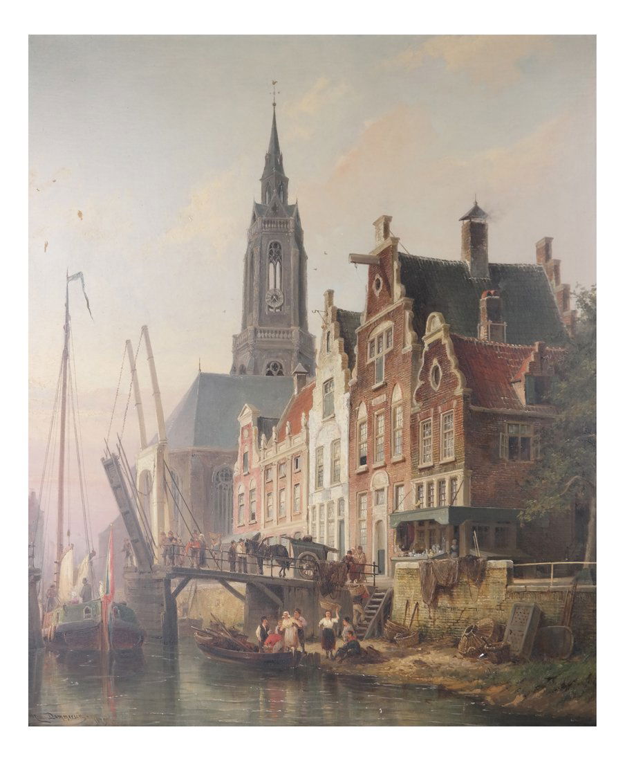 P.C. Demmersen, Village Canal Scene (1 of 8)