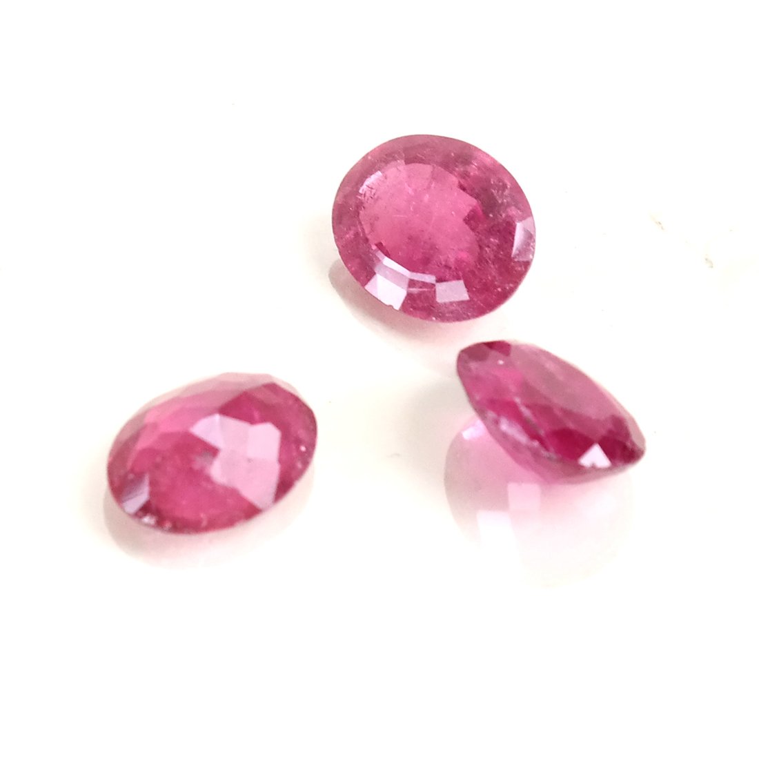 Three Rubellite Tourmaline Stones (1 of 6)