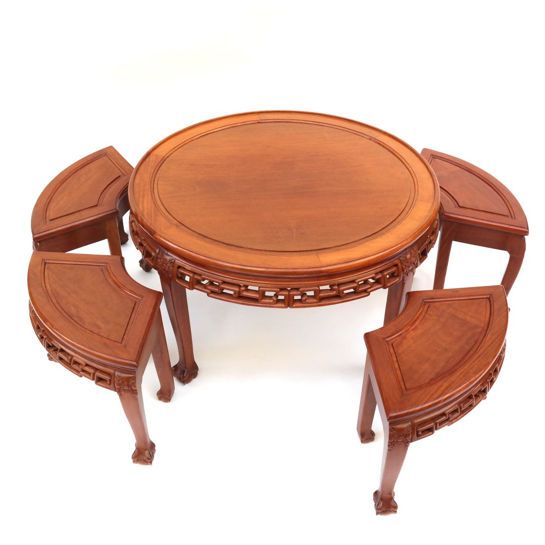 Asian Five Piece Table Set (1 of 3)