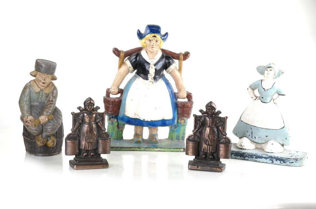 Five Cast Iron Dutch Figures (1 of 10)