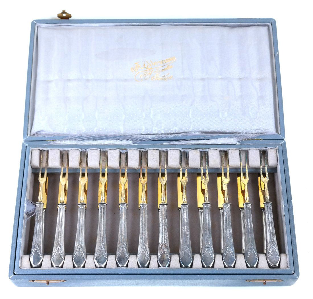 Cased 24 Pc Silver Fruit Service (1 of 4)