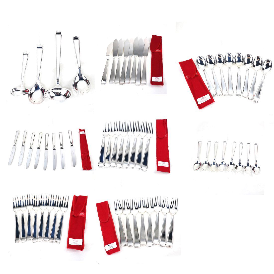 60 Pcs Robbe & Berking Sterling Flatware (1 of 10)