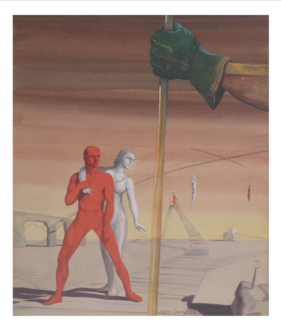 John Lear, Surrealist Figural Scene (1 of 6)