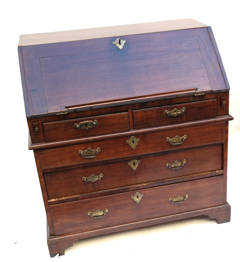 19th Century Slant Front Desk (1 of 10)