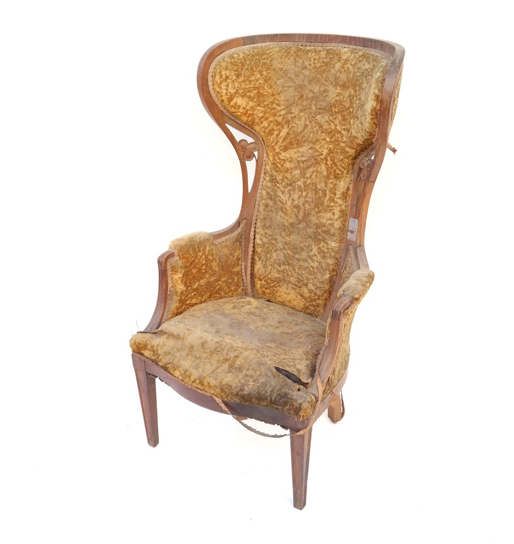 Art Nouveau Wing Chair (1 of 7)