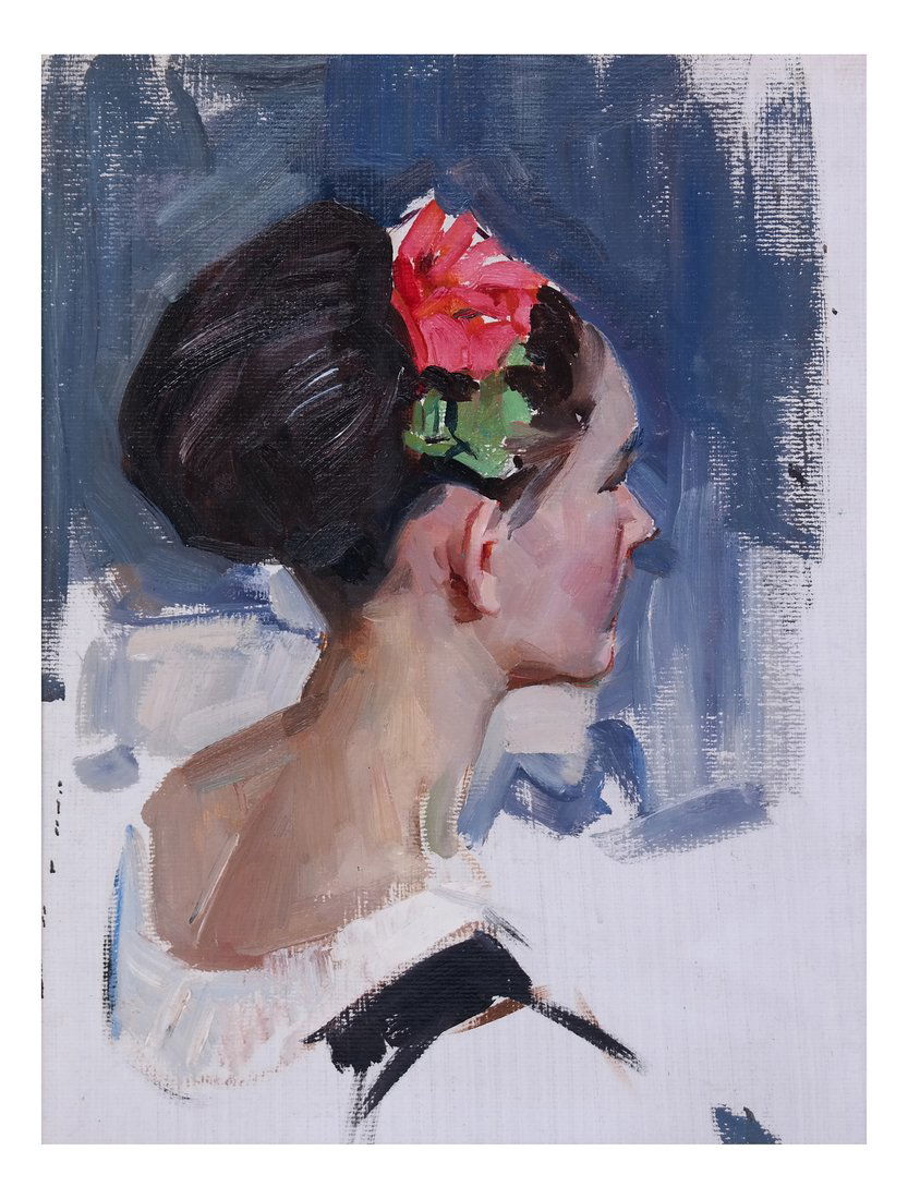 Portrait of a Girl, Oil on Canvas (1 of 9)