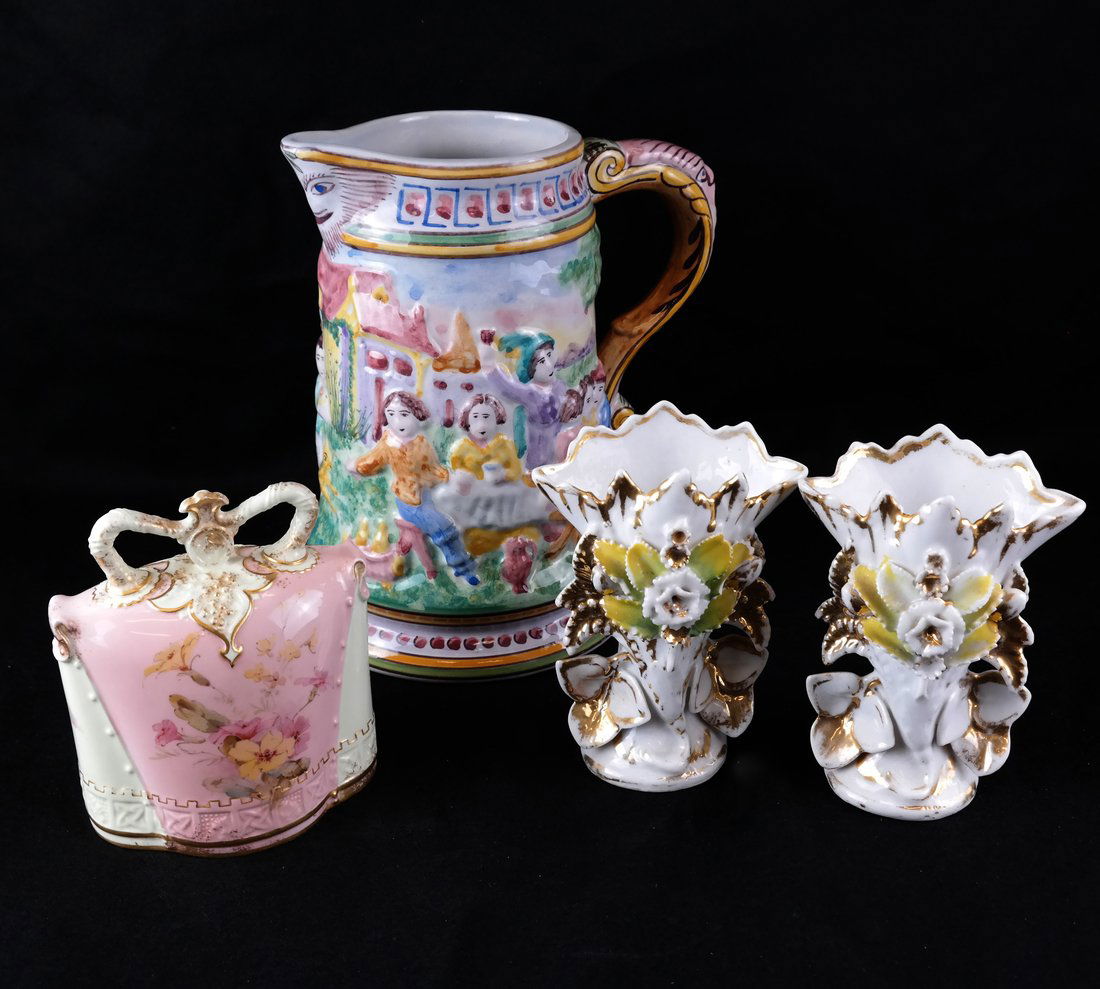 Four Various Porcelain Objects (1 of 9)