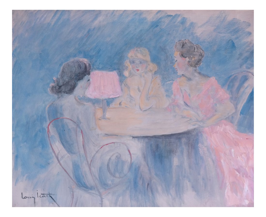 Copy After Louis Icart, L'Heurebleue, (1 of 7)