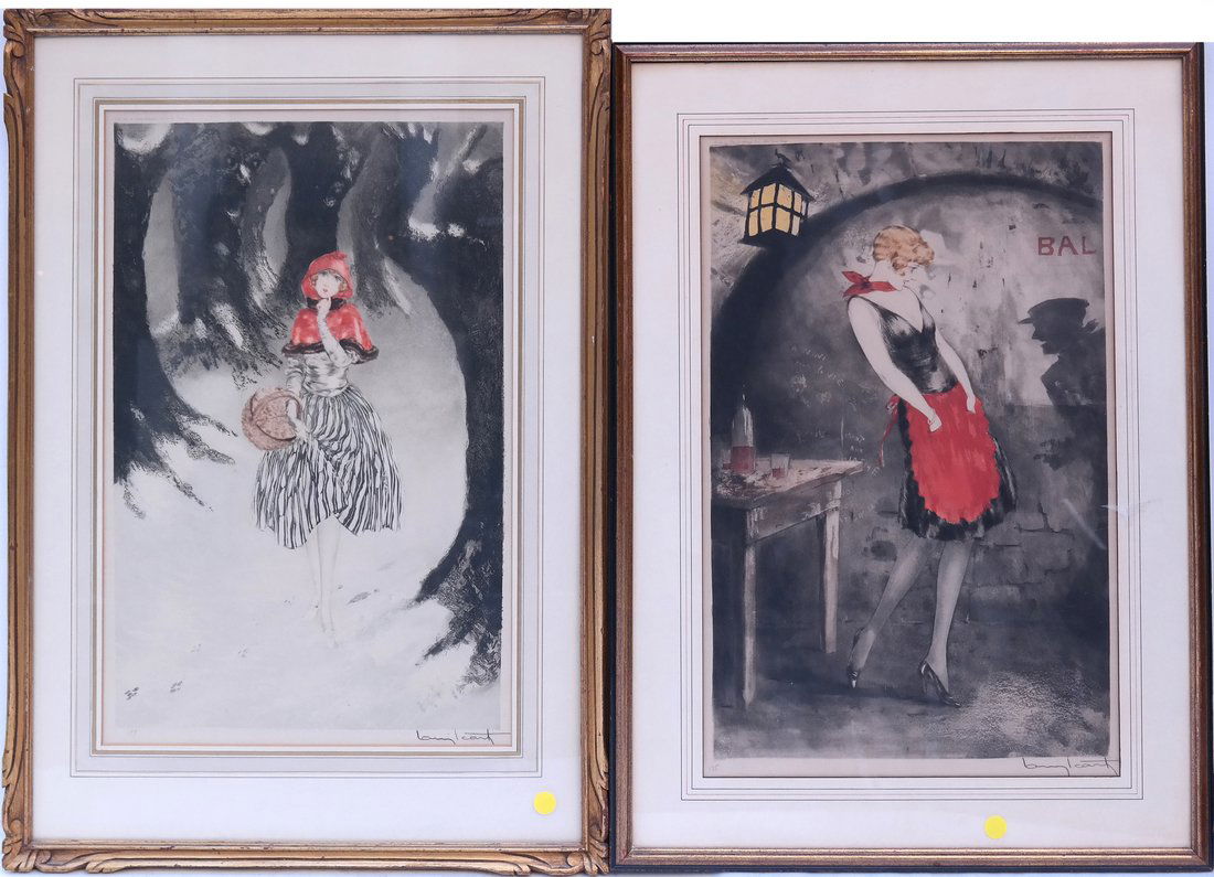Two Louis Icart Etchings (1 of 9)