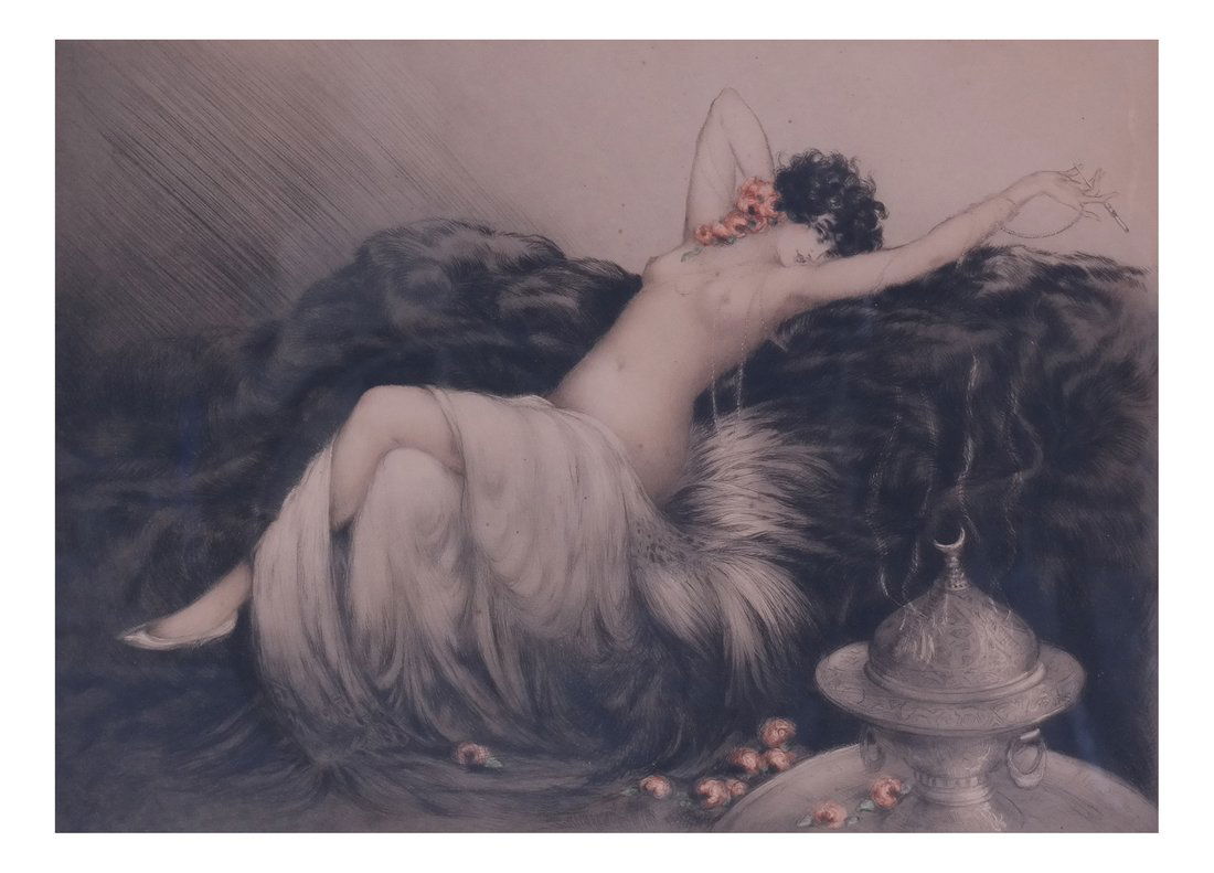 Louis Icart, Fumee, Etching (1 of 7)