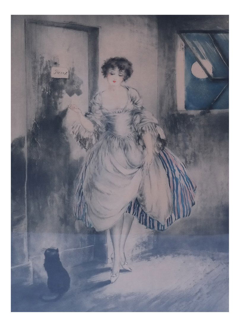 Louis Icart, Claire de Lune, Etching (1 of 6)