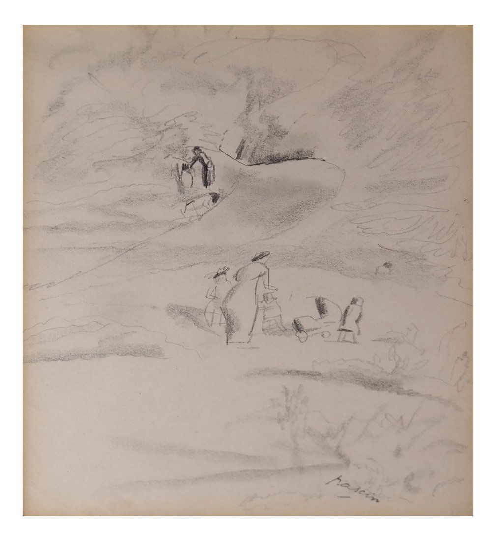 Jules Pascin, Central Park, Drawing (1 of 6)