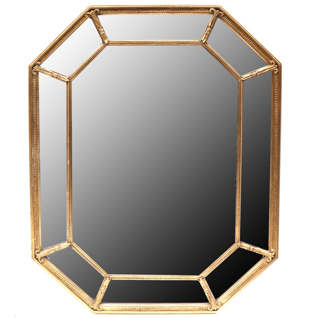 French-Style Octagonal Mirror (1 of 5)