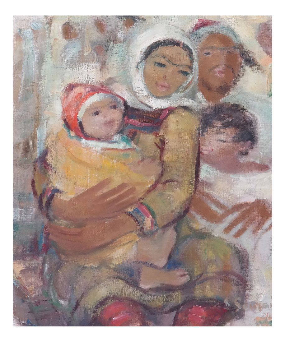 Family Portrait, Oil on Canvas (1 of 6)