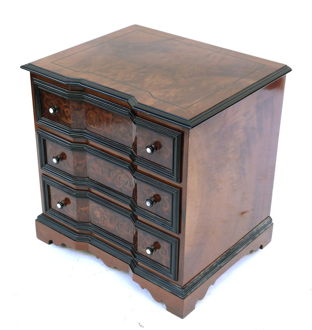 English Inlaid Block-Front Chest (1 of 8)