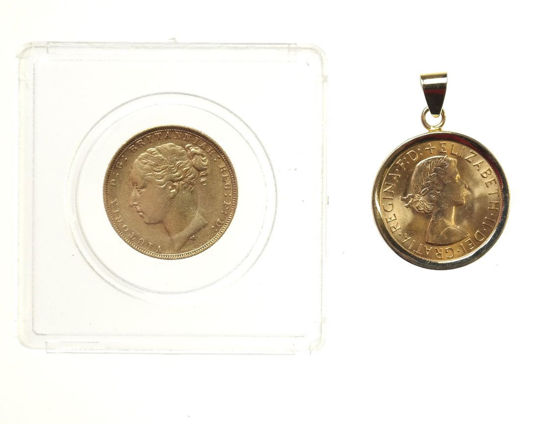 Two Gold Sovereigns (1 of 4)