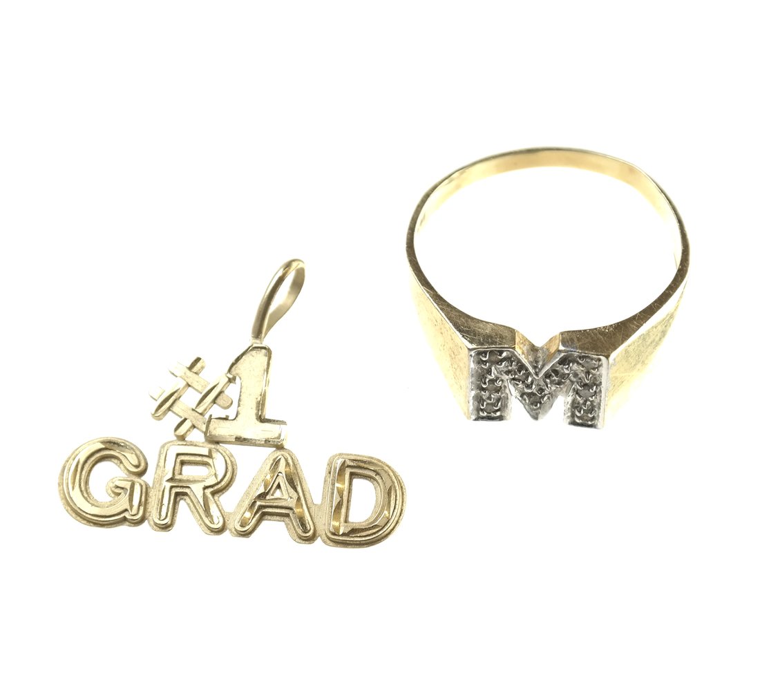 14k Gold Ring and Charm (1 of 4)