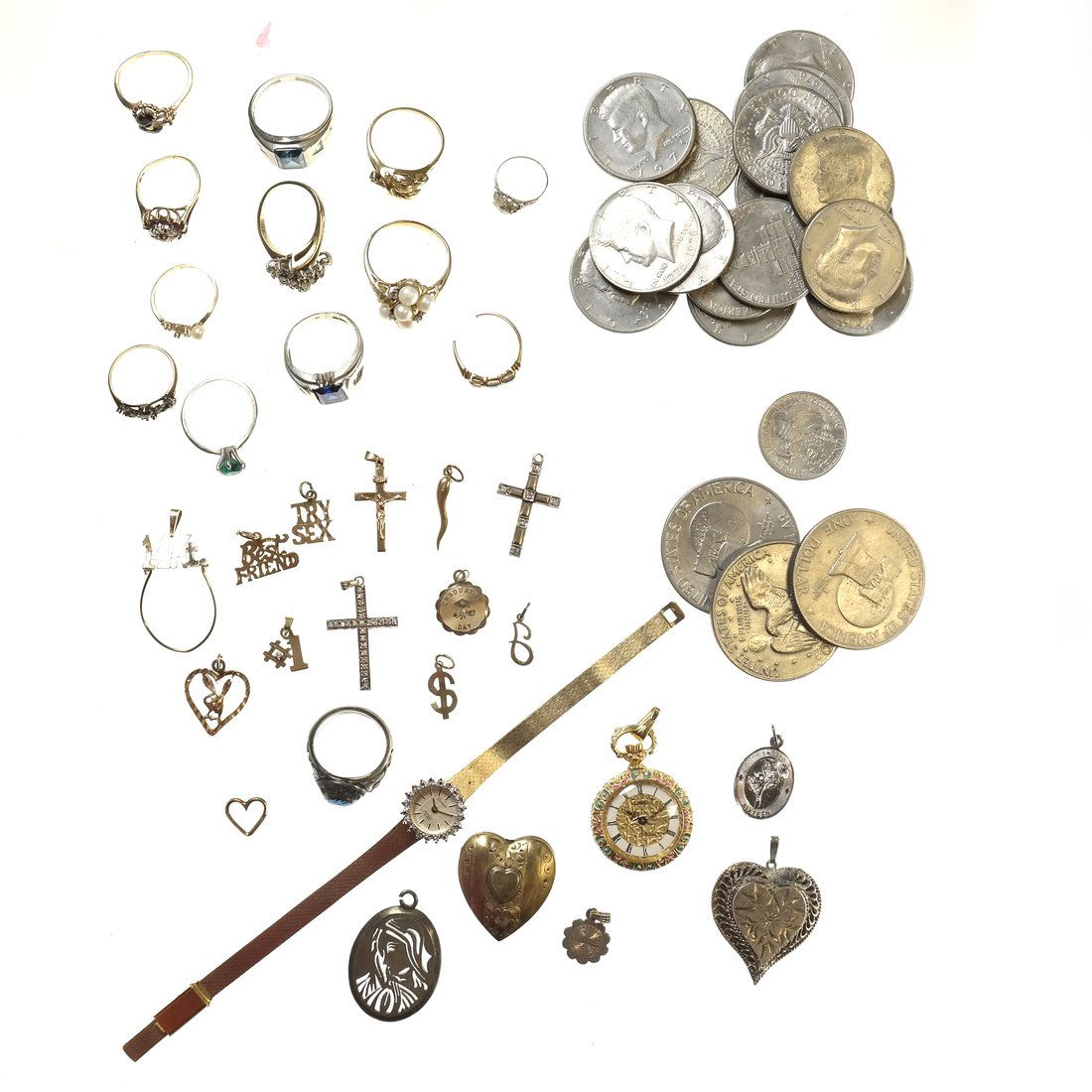 Gold Coins, Costume Jewelry (1 of 8)