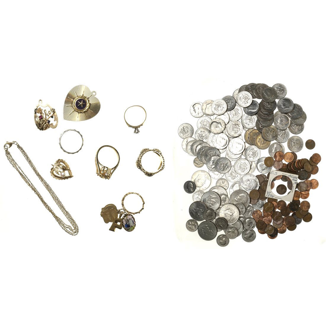 14k Gold, 90% Silver Coins, Coins, more (1 of 10)