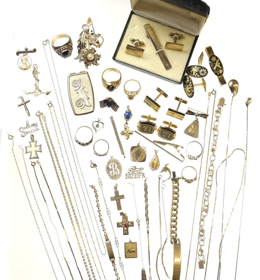 10k, 14k, & 18k Scrap & Costume Items (1 of 8)