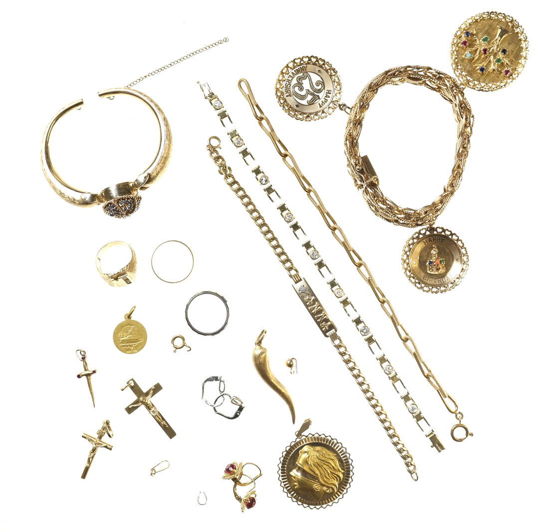 14k and 18k Gold Items, Watch, more (1 of 6)