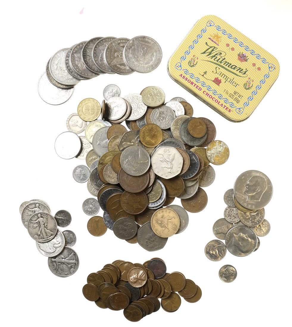 Silver Dollars, Foreign Coins, more (1 of 7)