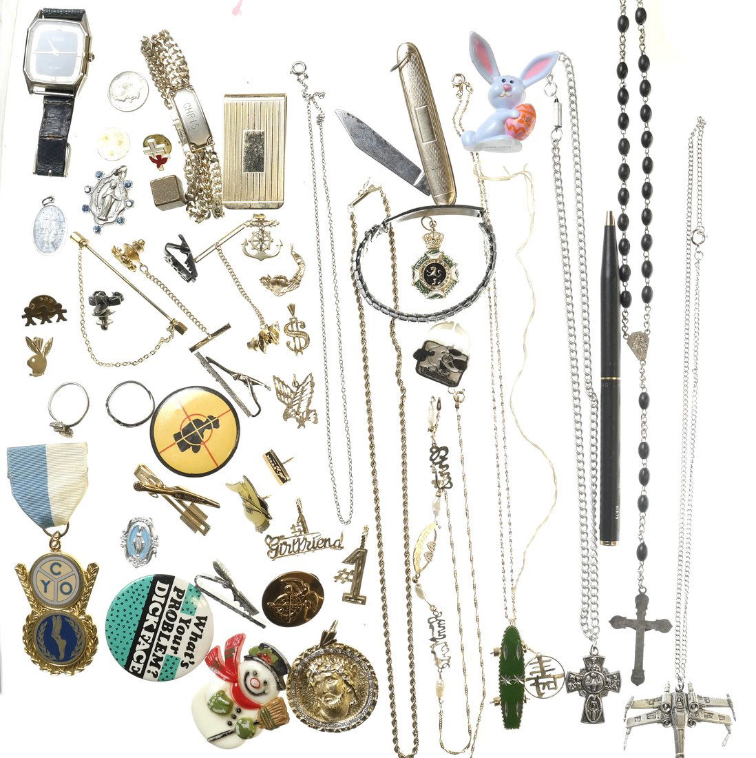 14k Gold, Silver, Costume Jewelry, more (1 of 8)