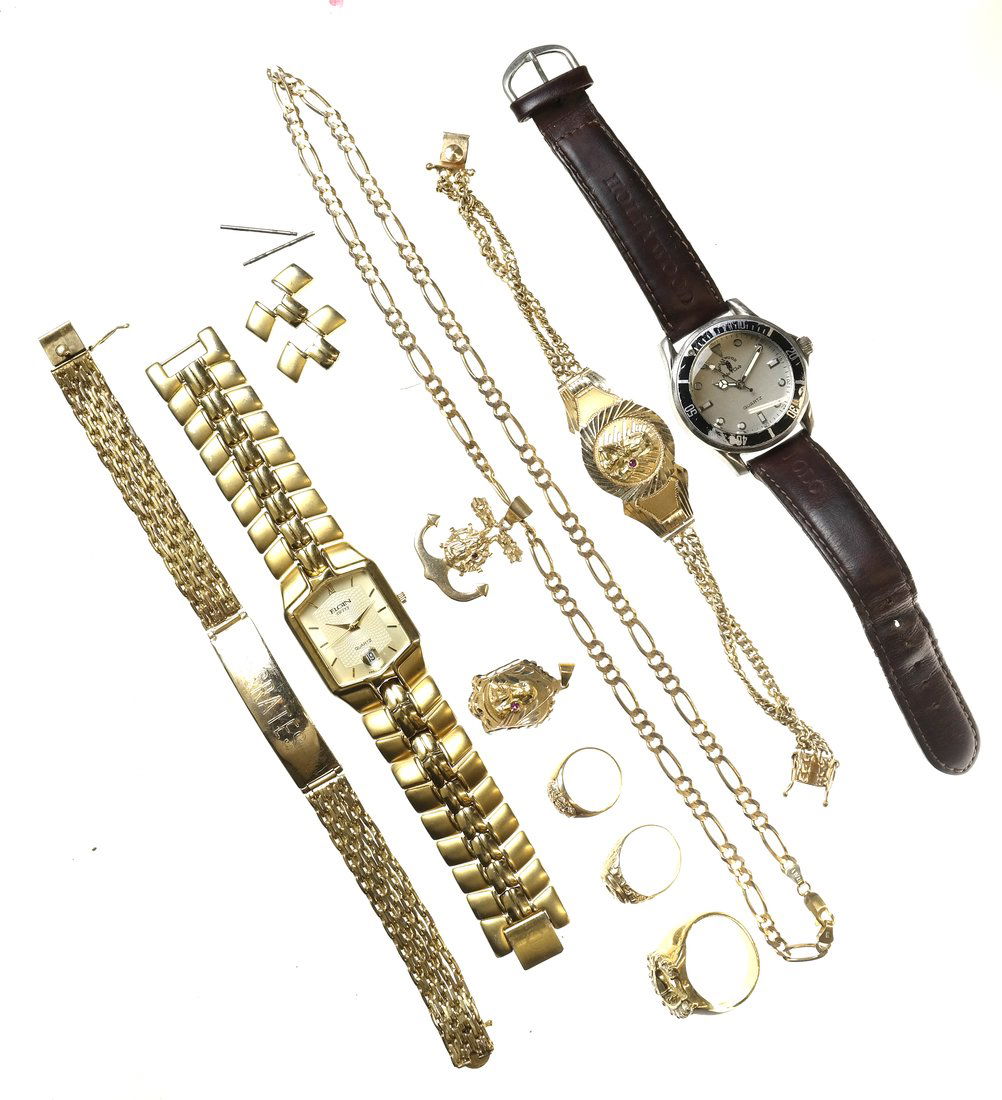 14k, 18k Jewelry, Watches, Costume, more (1 of 8)