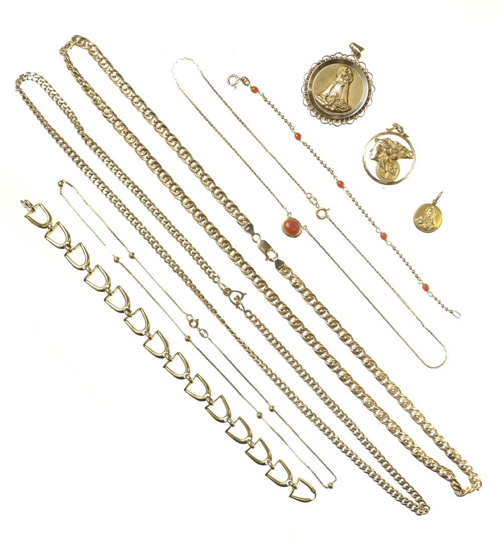 18k Gold Chains, Charms, and Others (1 of 6)