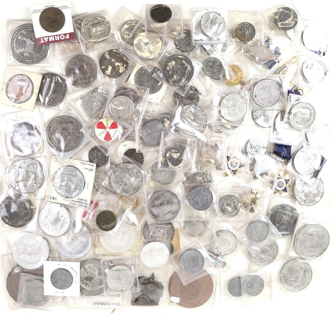 Canadian, British Empire Temperance Medals, few U.S. (1 of 9)