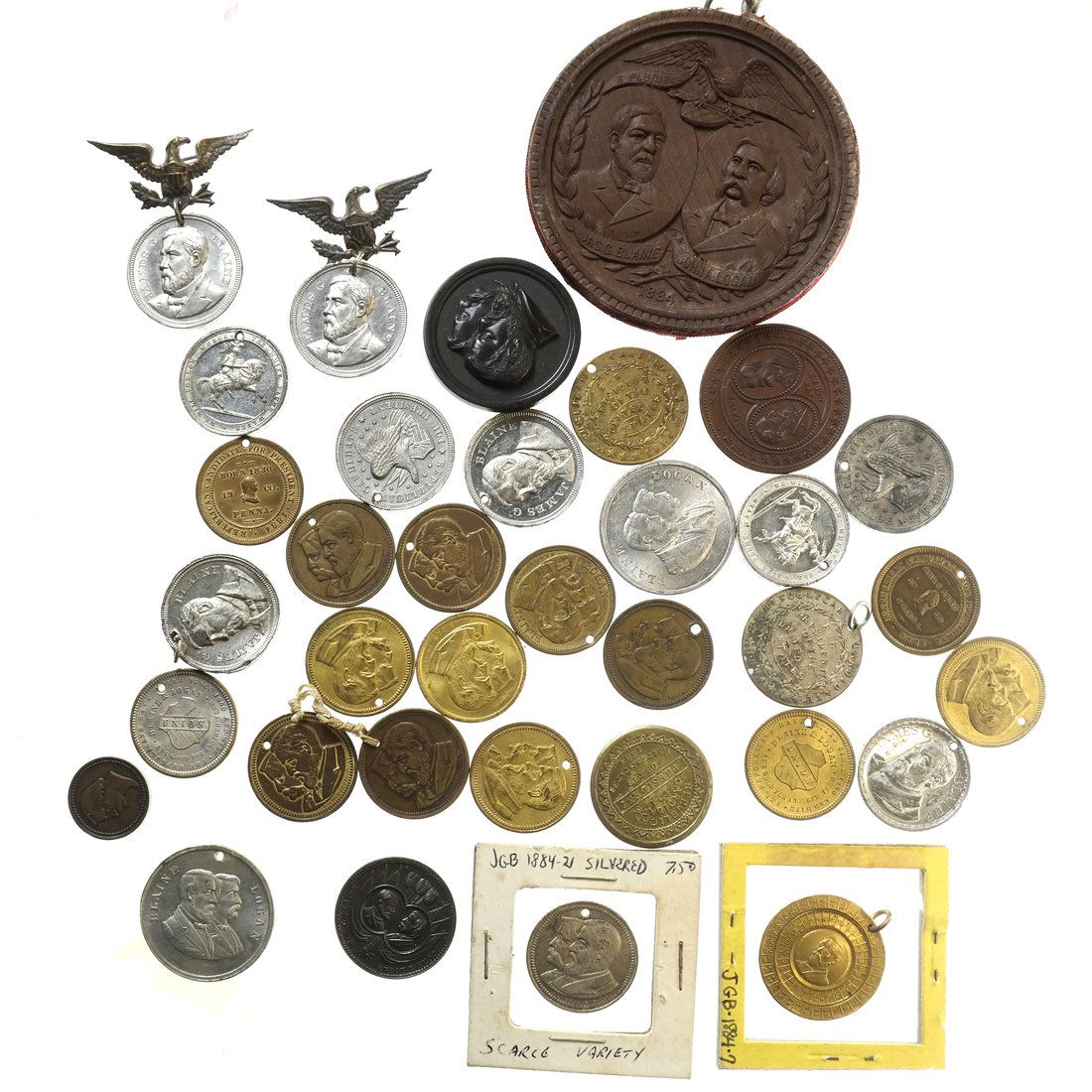 Exploratory Group of James G. Blaine 1884 Campaign (1 of 8)