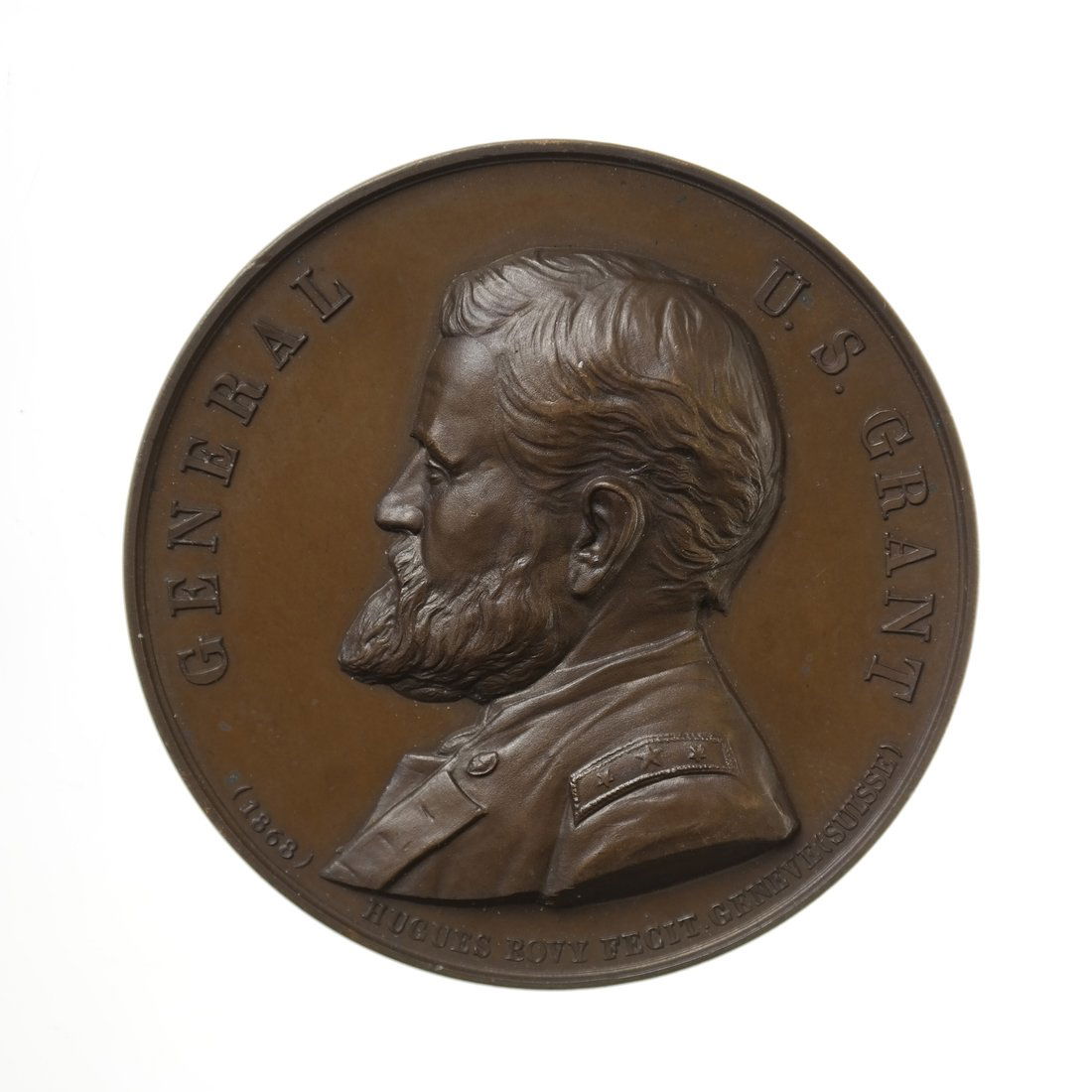 Ulysses S. Grant Swiss Tribute Medal, 1868. (1 of 3)