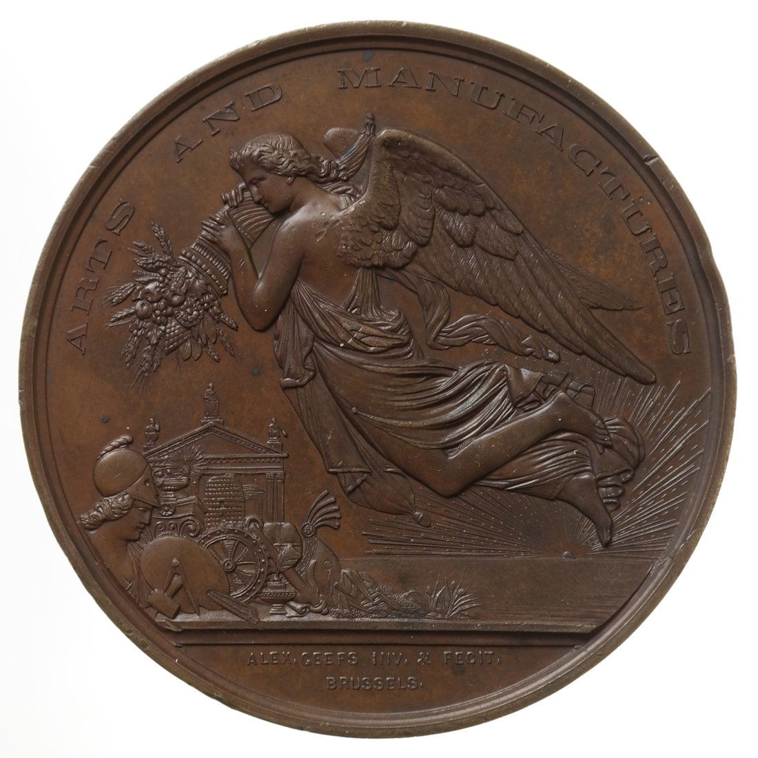 Dublin International Exhibition Medal, 1865. (1 of 4)