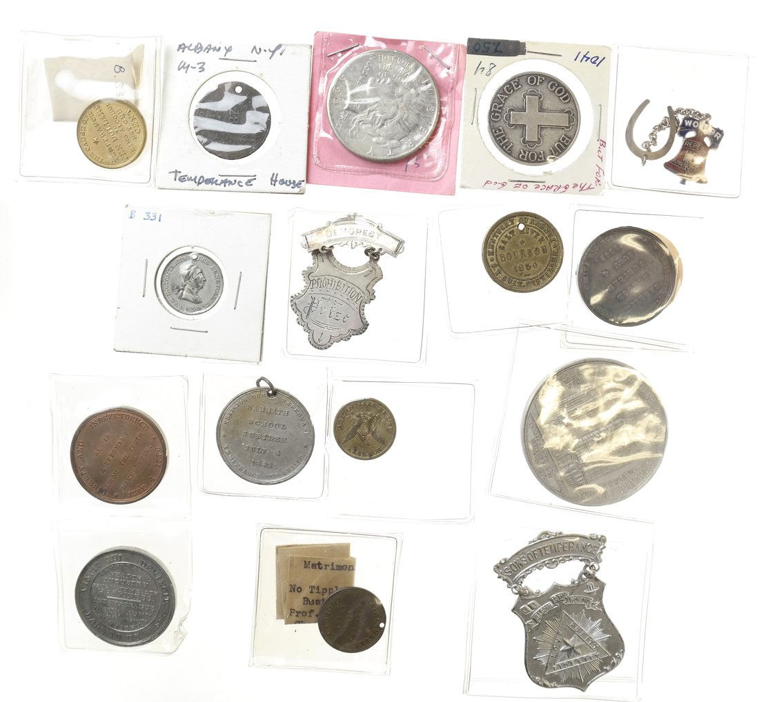 Select Grouping of U.S. Temperance Medal (1 of 7)