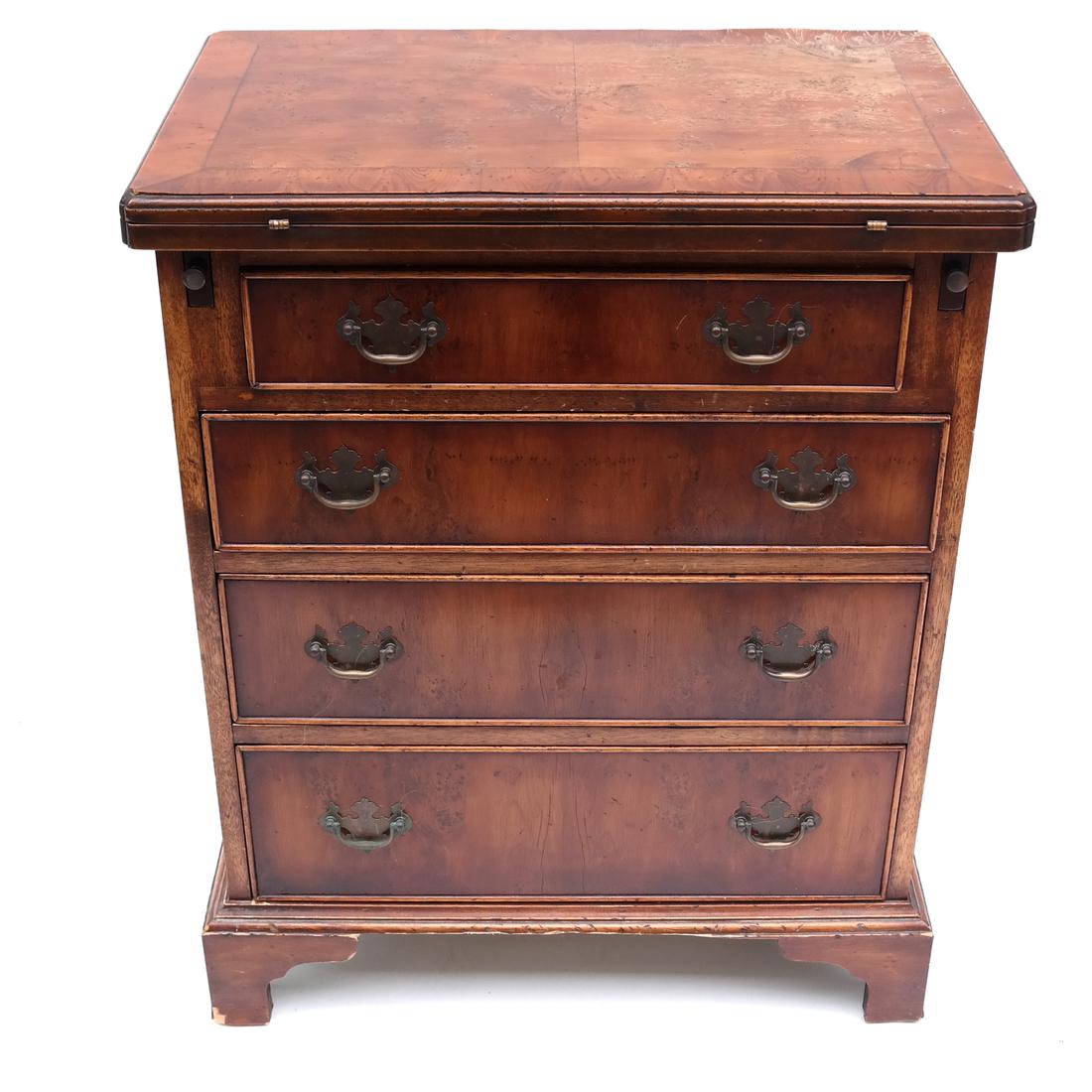 Georgian-Style Lift-Top Bachelor's Chest (1 of 10)