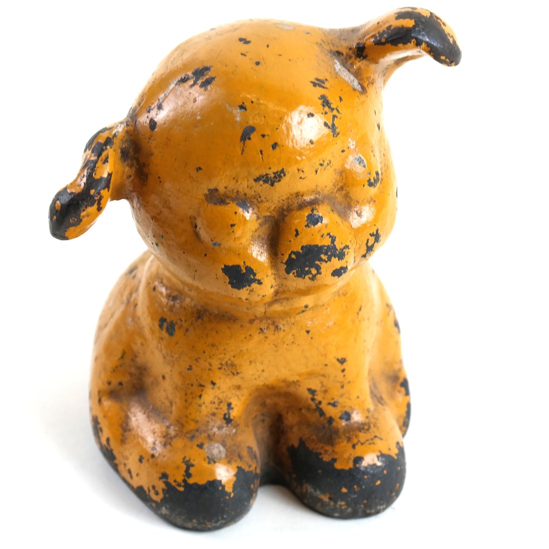 Painted Cast Iron Puppy Figure (1 of 7)