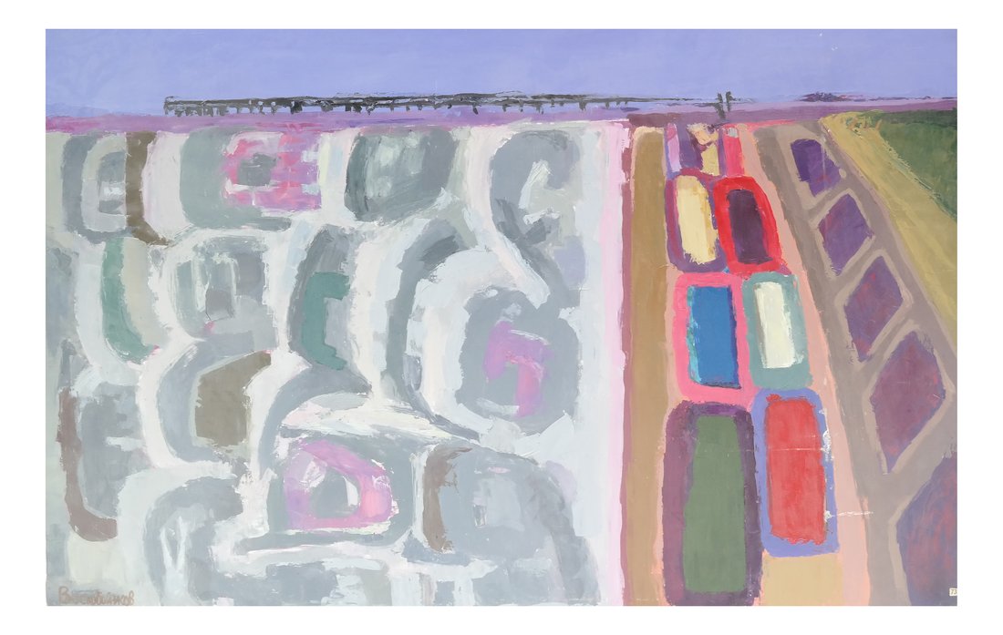 Russian Abstract, Oil on Canvas (1 of 7)