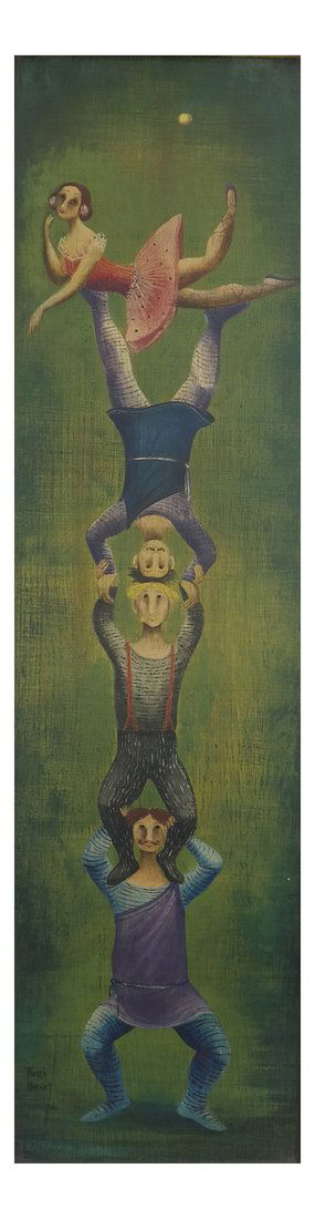 Marta Becket, Circus Performers (1 of 6)