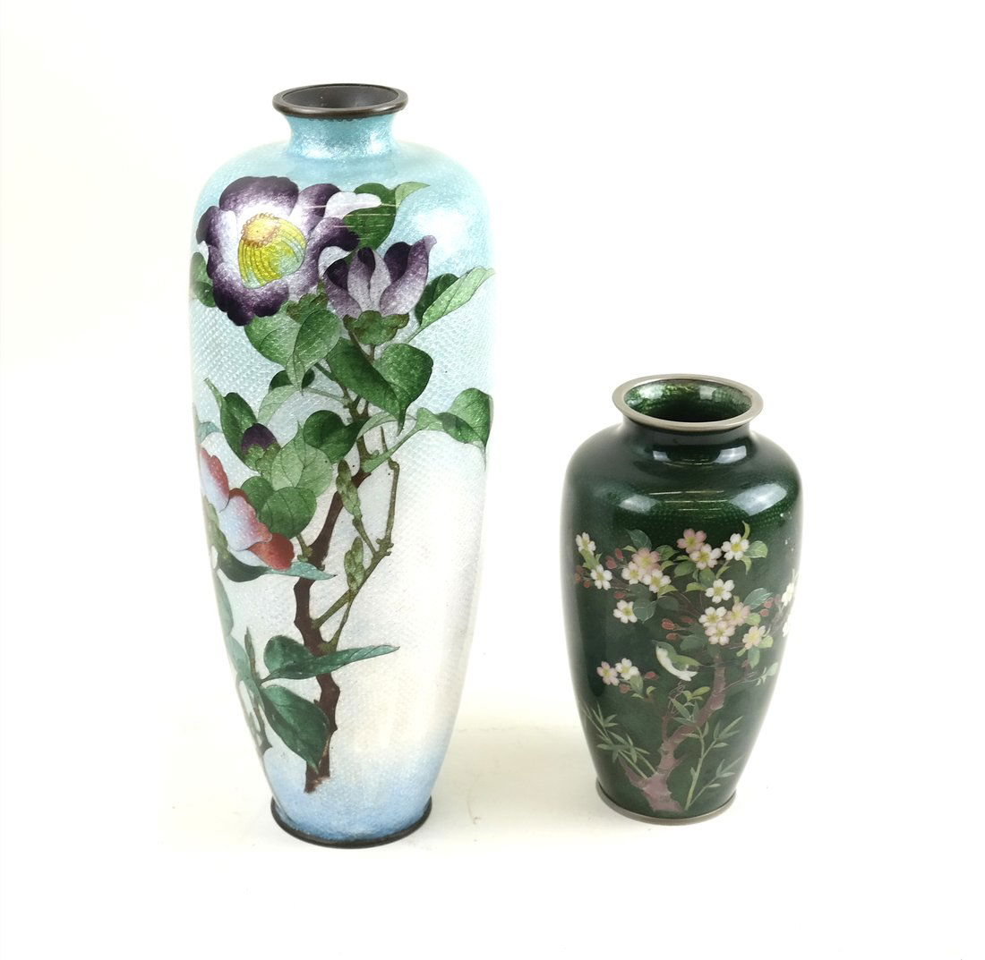 Two Various Asian Cloisonne Vases (1 of 10)