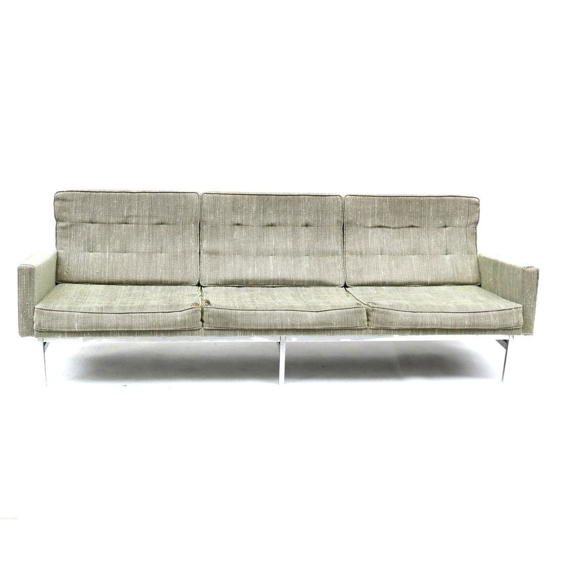 Knoll Green Upholstered Sofa (1 of 11)
