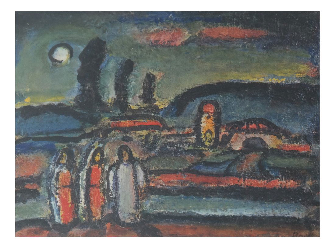 Framed Print,  Figures in Landscape (1 of 5)